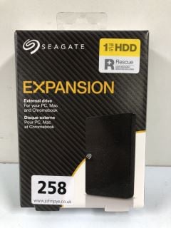 SEAGATE EXPANSION 1TB HDD EXTERNAL DRIVE (SEALED) - RRP.£54