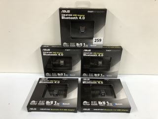 5 X ASUS USB-BT300 USB ADAPTERS (SEALED)