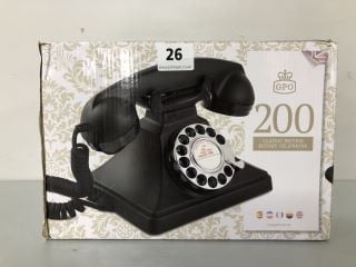 GPO 200 CLASSIC BRIISH ROTARY TELEPHONE - RRP.£84