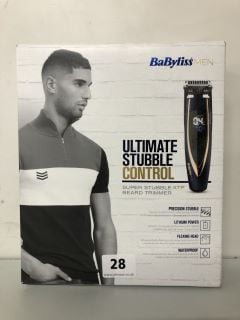 BABYLISS MEN ULTIMATE STUBBLE CONTROL SUPER STUBBLE XTP BEARD TRIMMER - RRP.£70