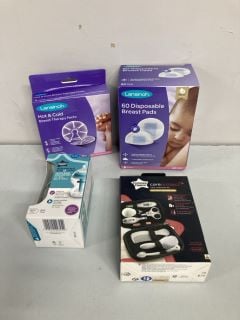 BOX OF ITEMS INC. TOMMEE TIPPEE MADE FOR ME SILICONE BREAST PUMP