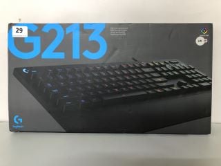 LOGITECH G213 RGB GAMING KEYBOARD (SEALED) - RRP.£64