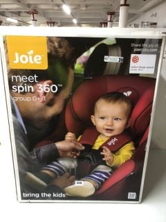 JOIE MEET SPIN 360 GROUP 0+/1 CHILD CAR SEAT - EMBER - RRP.£230