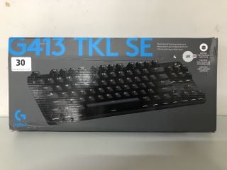 LOGITECH G413 TKL SE MECHANICAL GAMING KEYBOARD (SEALED) - RRP.£49