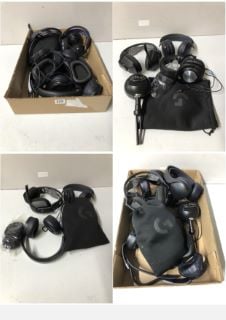 BOX OF HEADSETS TO INC PULSE WIRELESS PS5 HEADSET