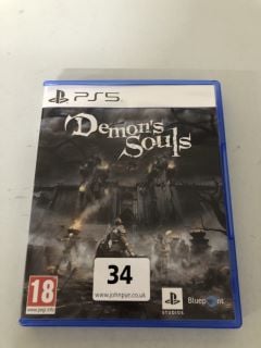 PLAYSTAION 5 DEMON'S SOULS CONSOLE GAME - RRP.£69 (18+ ID REQUIRED)