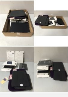 BOX OF ITEMS TO INC XQISIT SOFT TOUCH FOLIO CASE