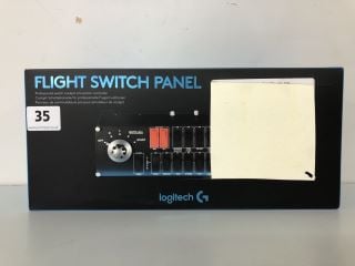 LOGITECH FLIGHT SWITCH PANEL PROFESSIONAL SWITCH COCKPIT SIMULATION CONTROLLER (SEALED) - RRP.£74