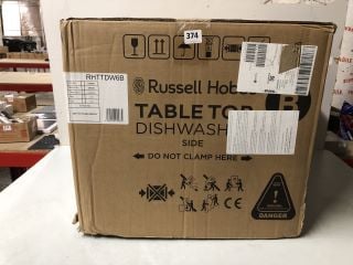 RUSSELL HOBBS TABLE TOP DISHWASHER