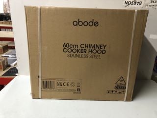 ABODE 60 CM STAINLESS STEEL CHIMNEY COOKER HOOD