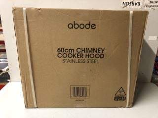 ABODE 60 CM STAINLESS STEEL CHIMNEY COOKER HOOD