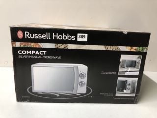 RUSSELL HOBBS COMPACT SILVER MANUAL MICROWAVE