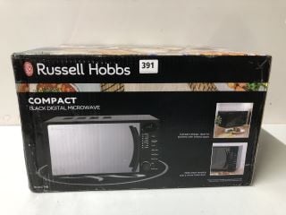 RUSSELL HOBBS COMPACT BLACK DIGITAL MICROWAVE