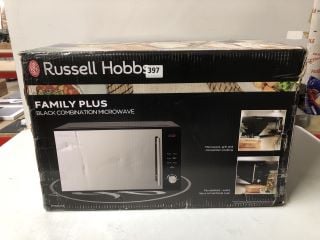 RUSSELL HOBBS FAMILY PLUS BLACK COMBINATION MICROWAVE