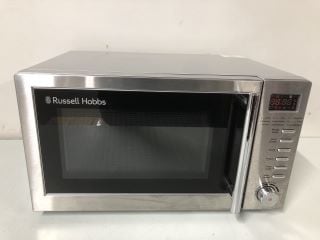 RUSSELL HOBBS SILVER MICROWAVE