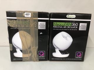 2 X ITEMS TO INC MEACOFAN 360 PERSONAL AIR CIRCULATOR