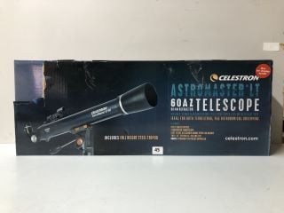 CELESTRON ASTROMASTER LT 60AZ 60MM REFRACTOR TELESCOPE - RRP.£130