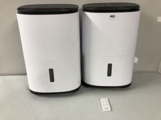 2 X MEACODRY ARETE ONE 12 LITRE DEHUMIDIFIERS