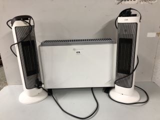 3 X ITEMS TO INC LOGIK TOWER HEATER