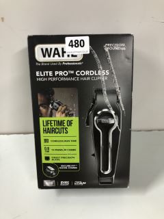 WAHL ELITE PRO CORDLESS HIGH PERFORMANCE HAIR CLIPPERS