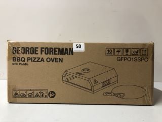 GEORGE FOREMAN BBQ PIZZA OVEN - RRP.£59