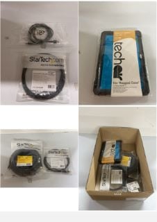 BOX OF ITEMS TO INC STARTECH 2 M DISPLAY PORT 1.4 CABLE - 8K UHD