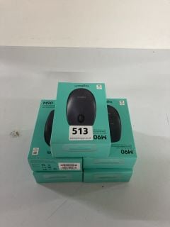 5 X LOGITECH M90 FULL SIZE CORDED MOUSE