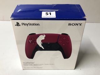 SONY PLAYSTATION DUALSENSE WIRELESS CONTROLLER - COSMIC RED - RRP.£64