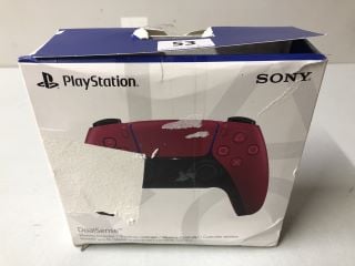 SONY PLAYSTATION DUALSENSE WIRELESS CONTROLLER - COSMIC RED - RRP.£64