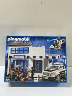 PLAYMOBIL CITY ACTION POLICE STATION BUNDLE