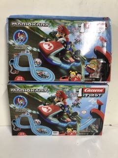 2 X CARRERA FIRST MARIO KART RACING SETS