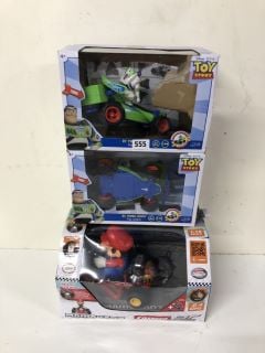 3 X ITEMS TO INC TOY STORY RC TURBO BUGGY BUZZLIGHTYEAR