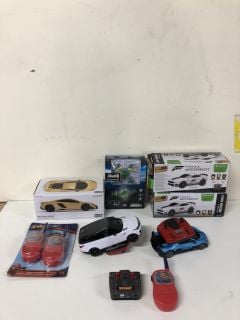 BOX OF ITEMS TO INC FORZA MOTORSPORT MUSTANG MACH 1