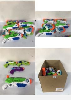 BOX OF ITEMS TO INC X SHOT WATER GUN