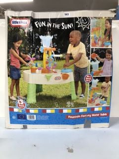 LITTLE TIKES FOUNTAIN FACTORY WATER TABLE