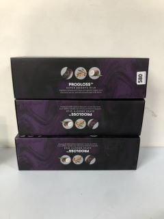 3 X REVAMP PROGLOSS VOLUME & WAVE HOT CERAMIC BRUSH