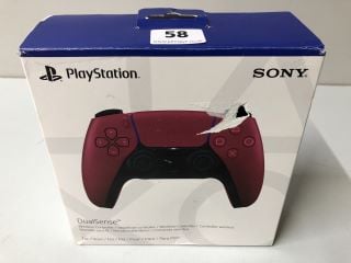 SONY PLAYSTATION DUALSENSE WIRELESS CONTROLLER - COSMIC RED - RRP.£64