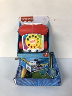 3 X ITEMS TO INC FISHER PRICE CHATTER TELEPHONE