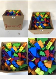 BOX OF DUPLO BLOCKS