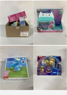 BOX OF ITEMS TO INC DREAMWORKS GABBYS DOLLHOUSE