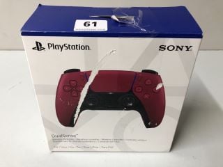 SONY PLAYSTATION DUALSENSE WIRELESS CONTROLLER - COSMIC RED - RRP.£64