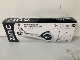 ZINC TWO WHEELED FOLDING SCOOTER