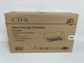 CDA CANOPY EXTRACTOR MODEL - CCA52BL