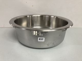 STAINLESS STEEL ROUND BOWL SINK