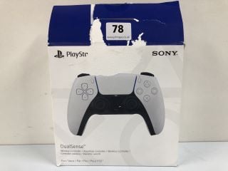 SONY PLAYSTATION DUALSENSE WIRELESS CONTROLLER - WHITE - RRP.£64