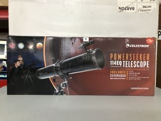 CELESTRON POWERSEEKER 114EQ 114MM NEWTONIAN RELFECTOR TELESCOPE -RRP.£219