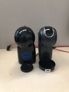 2 X NESCAFE DOLCE GUSTO COFFEE MACHINES