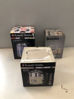 2 X KETTLES INC RUSSELL HOBBS KETTLE