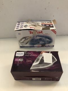 2 X STEAM IRONS INC TEFAL EASY SPEED