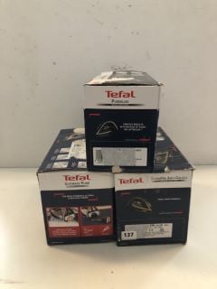 3 X TEFAL STEAM IRONS